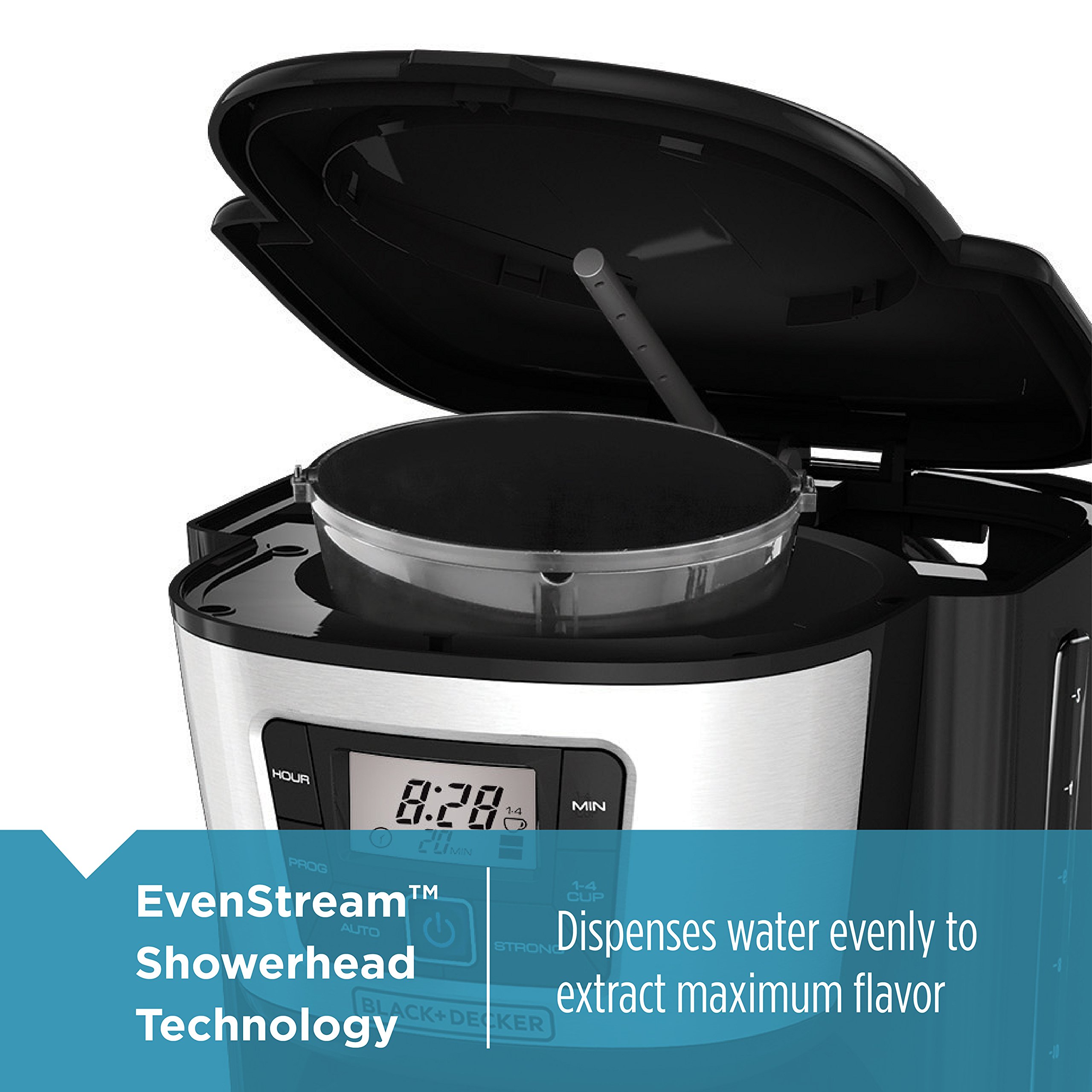 Foto 4 pulgar | Cafetera Térmica Black+decker De 12 Tazas Con Acero Inoxidable - Venta Internacional.