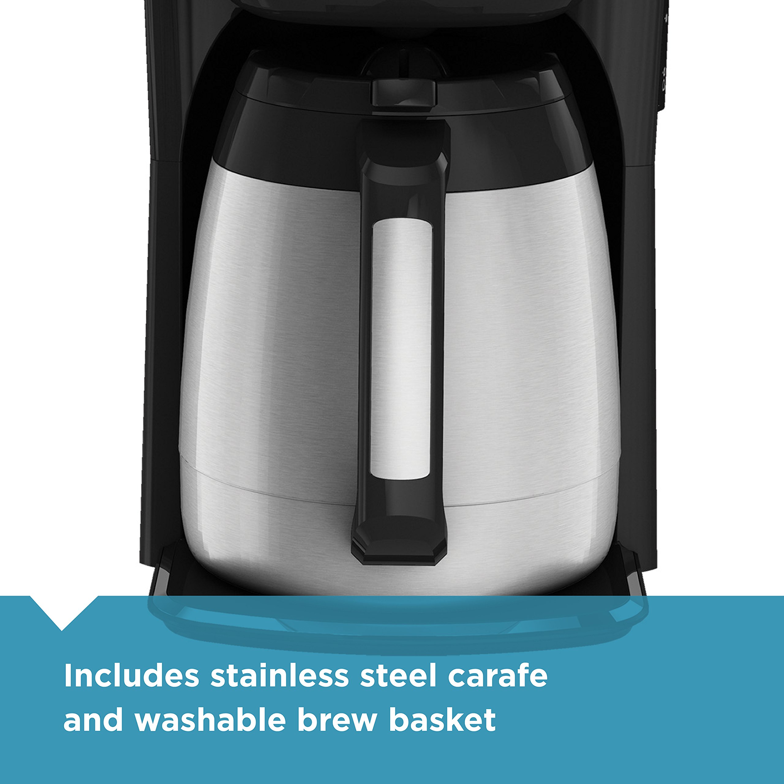 Foto 5 pulgar | Cafetera Térmica Black+decker De 12 Tazas Con Acero Inoxidable - Venta Internacional.