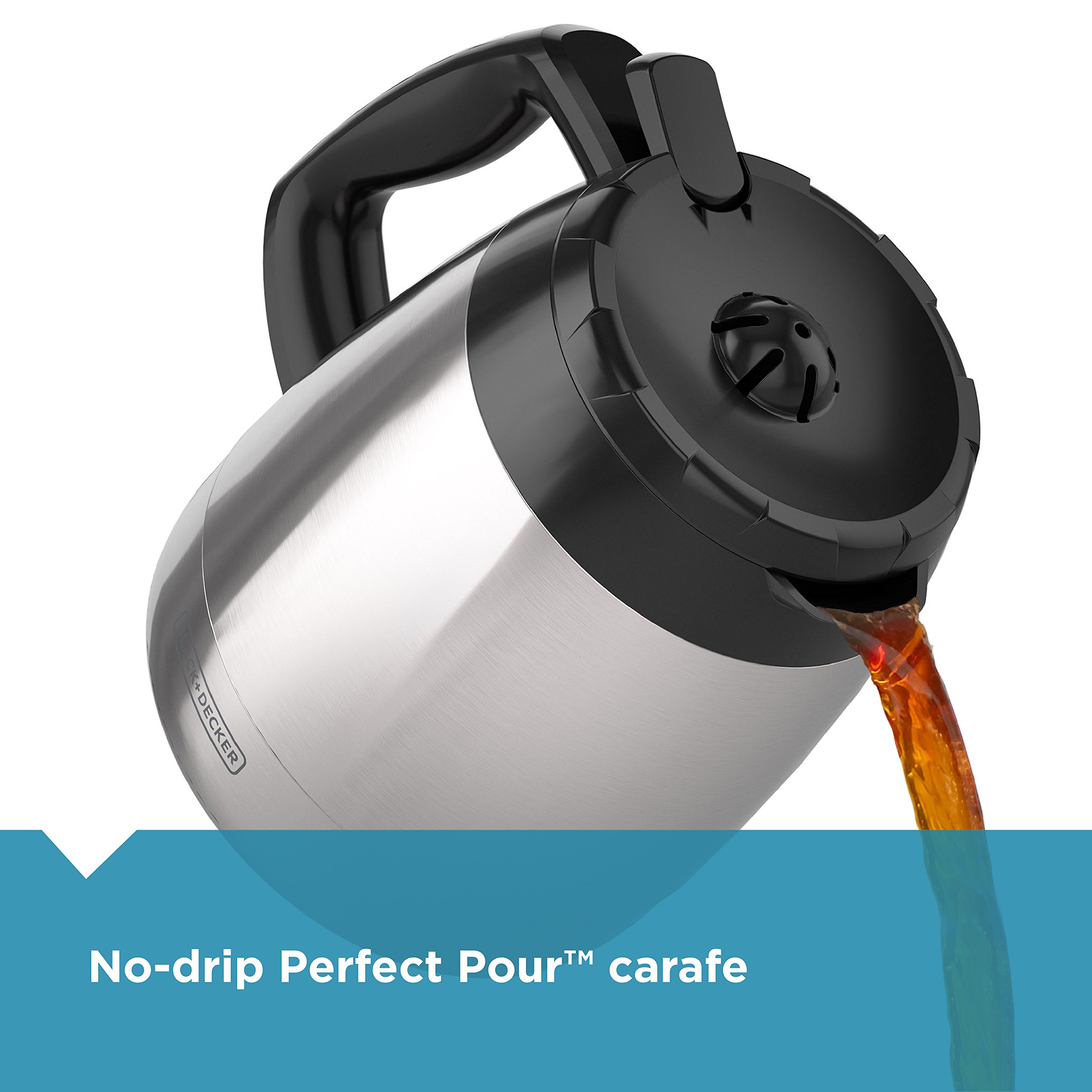 Foto 6 pulgar | Cafetera Térmica Black+decker De 12 Tazas Con Acero Inoxidable - Venta Internacional.