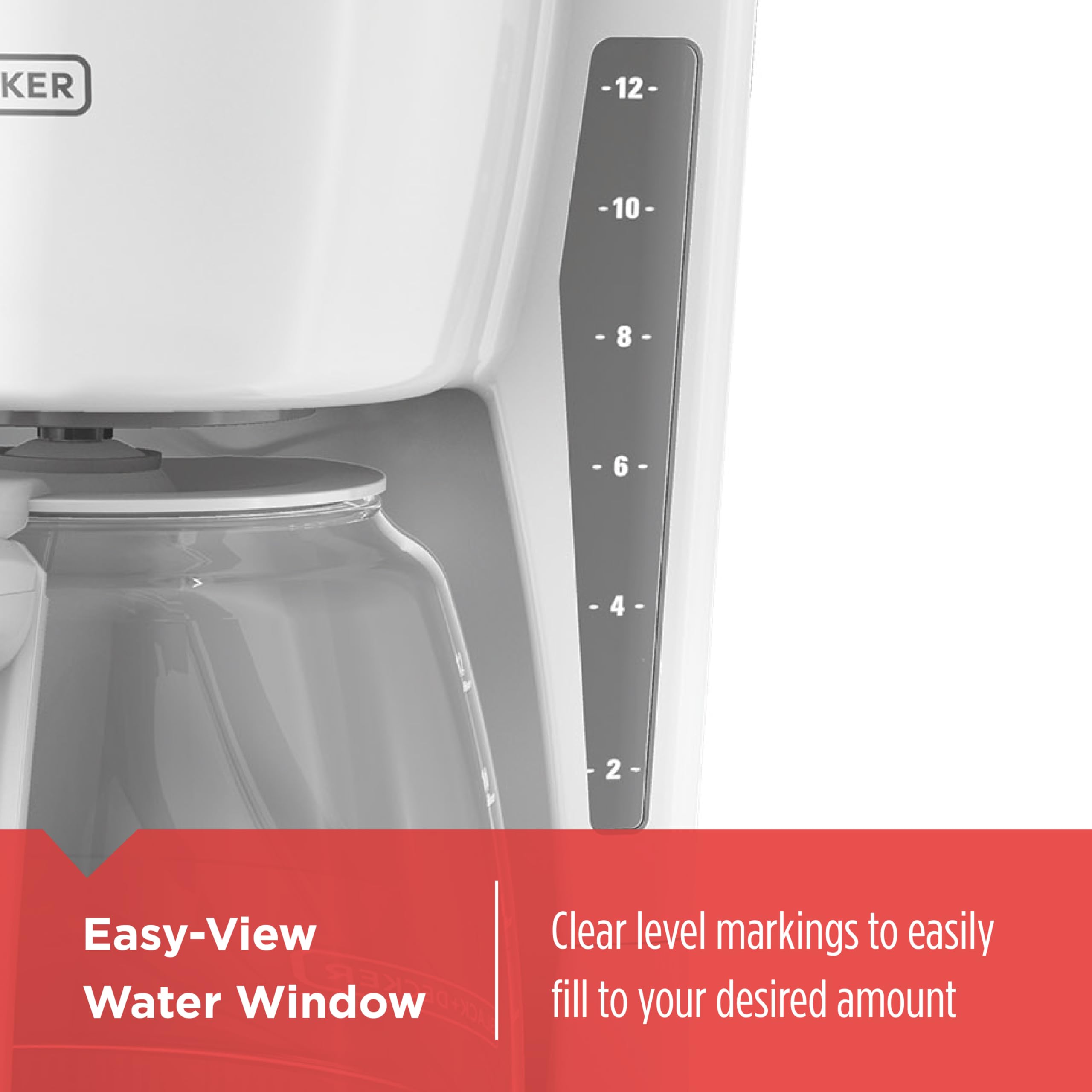 Foto 4 pulgar | Cafetera Programable Black+Decker CM1160W Blanca para 12 tazas -  Venta Internacional
