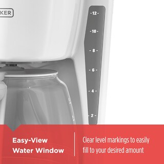 Foto 3 | Cafetera Programable Black+Decker CM1160W Blanca para 12 tazas - Venta Internacional
