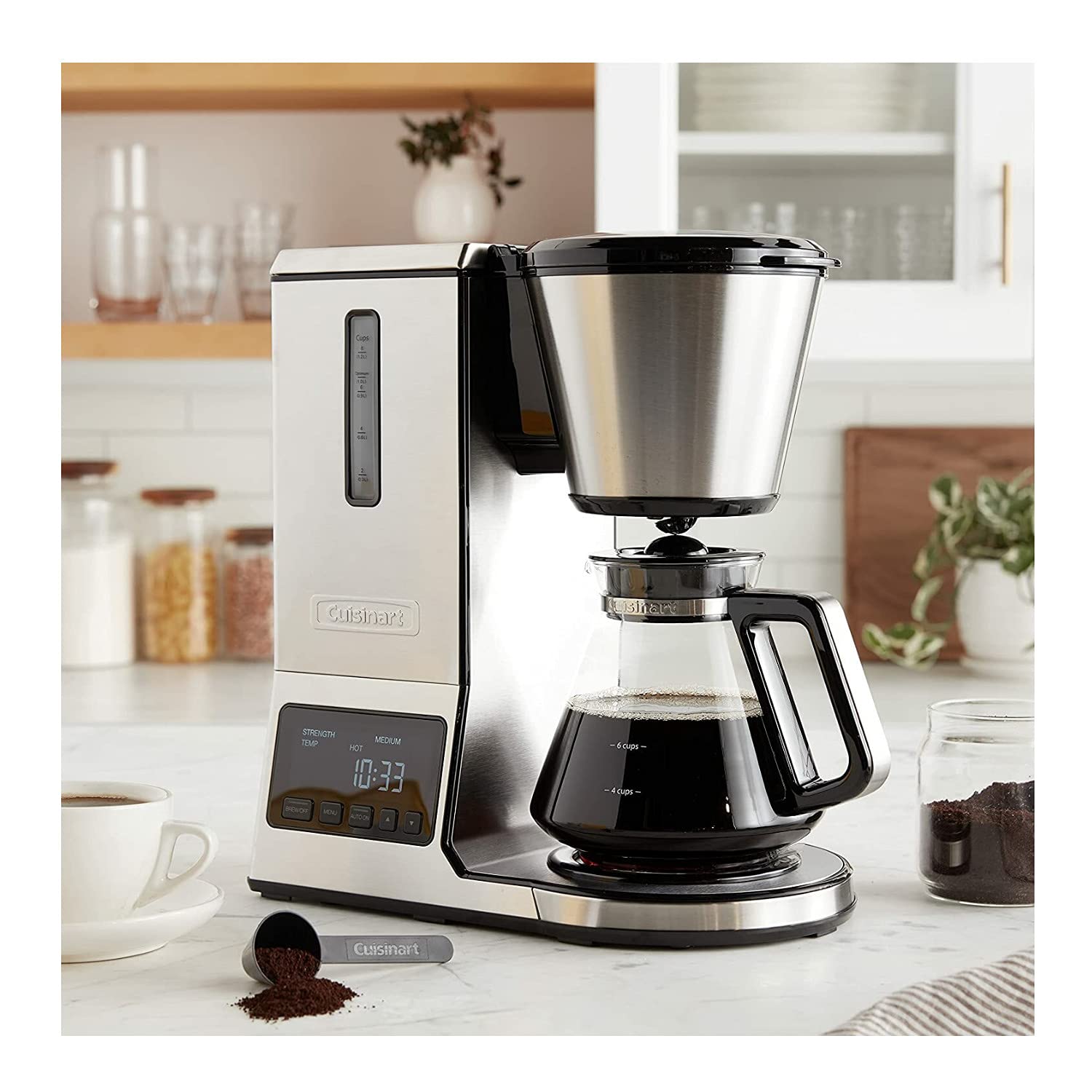 Foto 5 | Cafetera Cuisinart Cpo-800p1 Pureprecision 8 Tazas Plateada - Venta Internacional