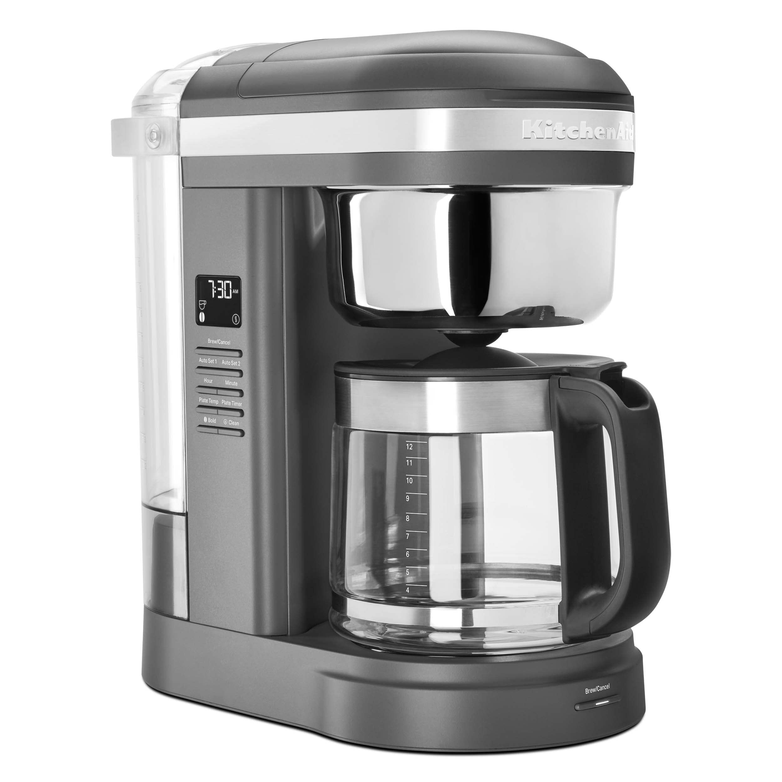 Cafetera Kitchenaid Kcm1209dg Drip 12 Tazas Gris Mate - Venta Internacional $4,417