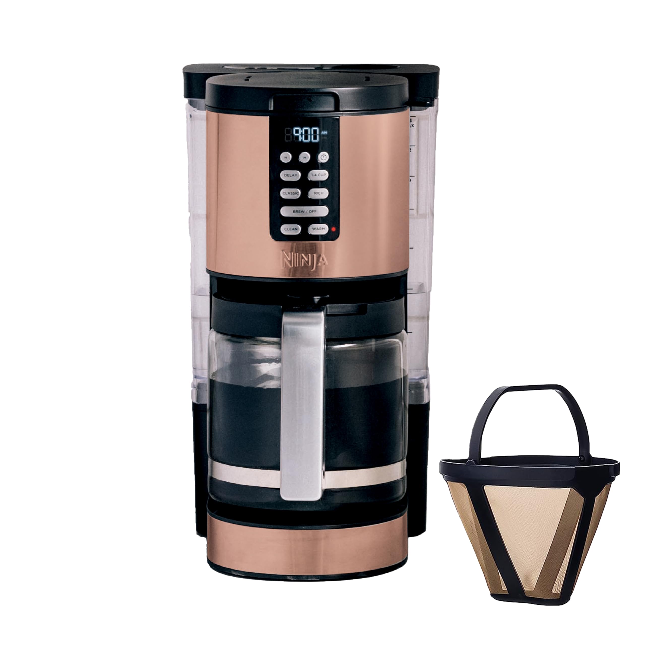 Cafetera Ninja Programmable Xl 14 Tazas Dcm201cp De Cobre - Venta Internacional.
