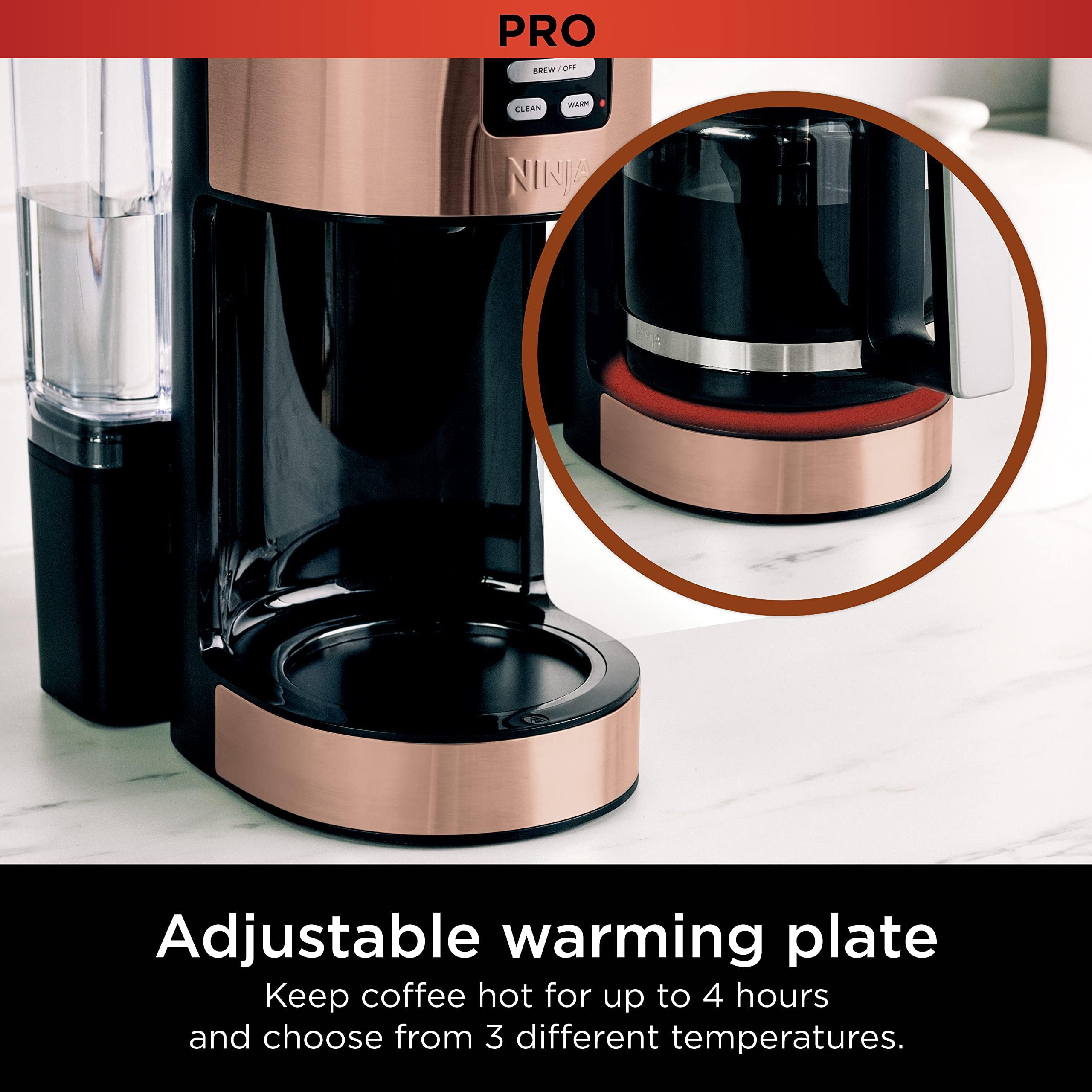Foto 6 pulgar | Cafetera Ninja Programmable Xl 14 Tazas Dcm201cp De Cobre - Venta Internacional.