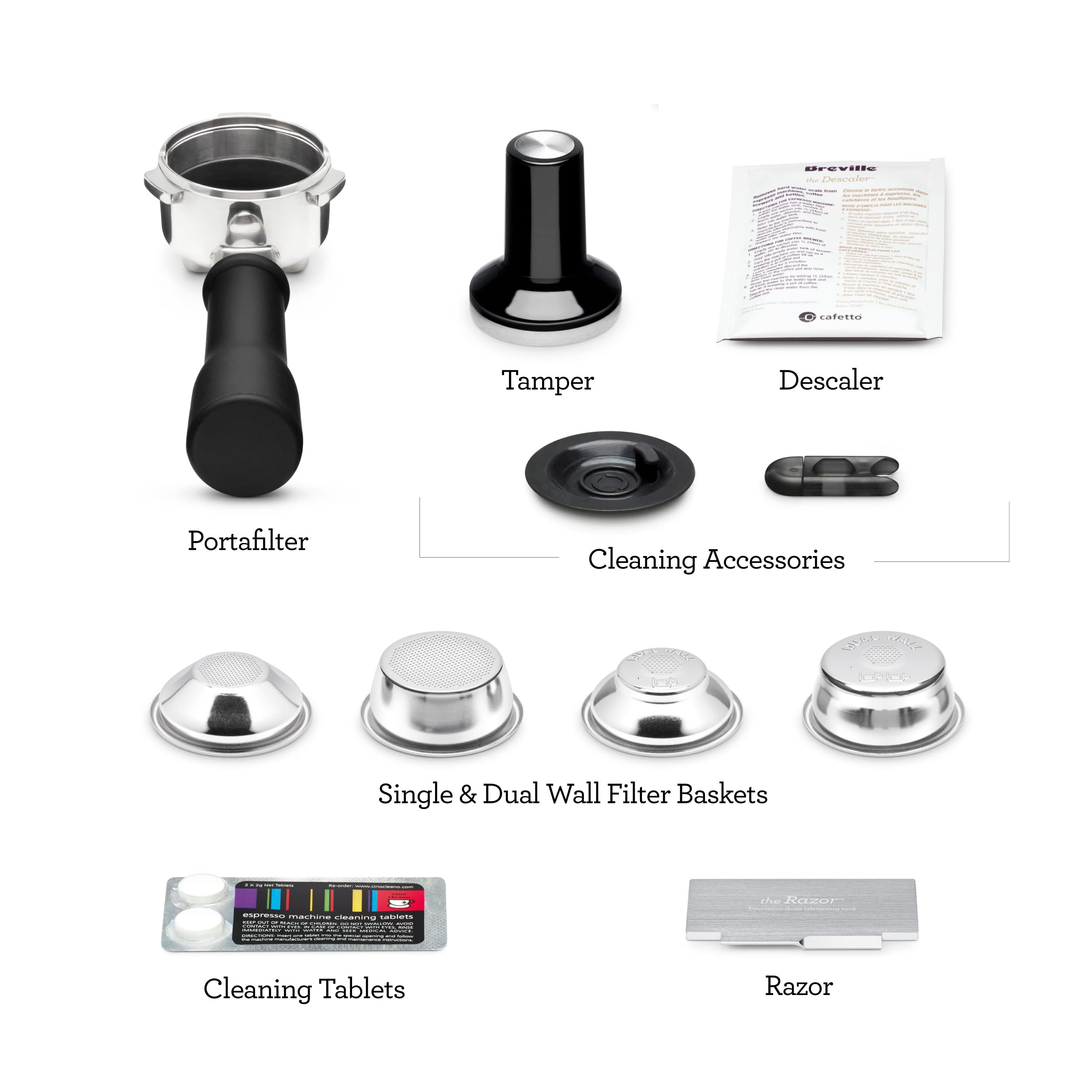 Foto 8 pulgar | Cafetera Espresso Breville Bambino Plus Bes500btr Black Truffle - Venta Internacional