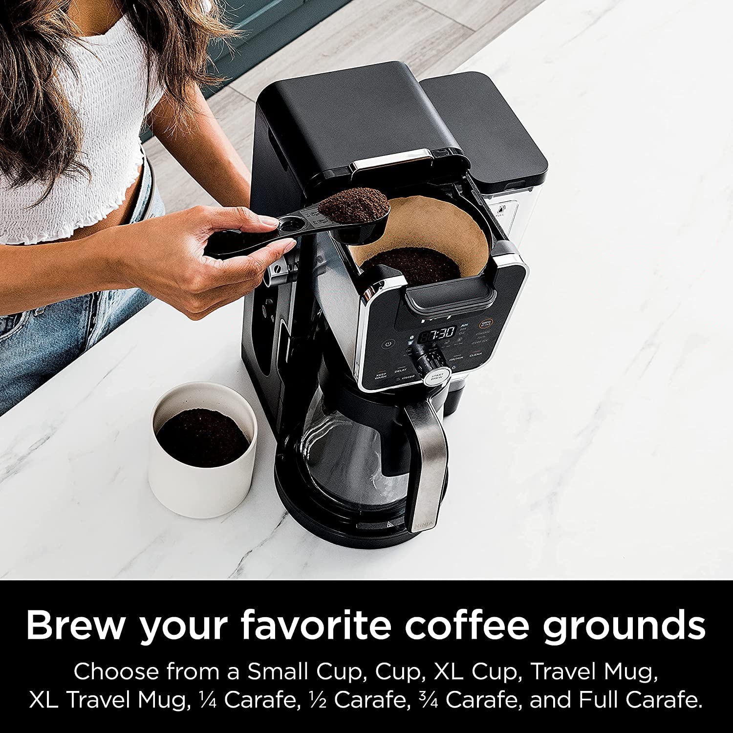 Foto 4 pulgar | Renewed Ninja Cfp201 Dualbrew, 12 Tazas, Goteo, Una Sola Porción - Venta Internacional.