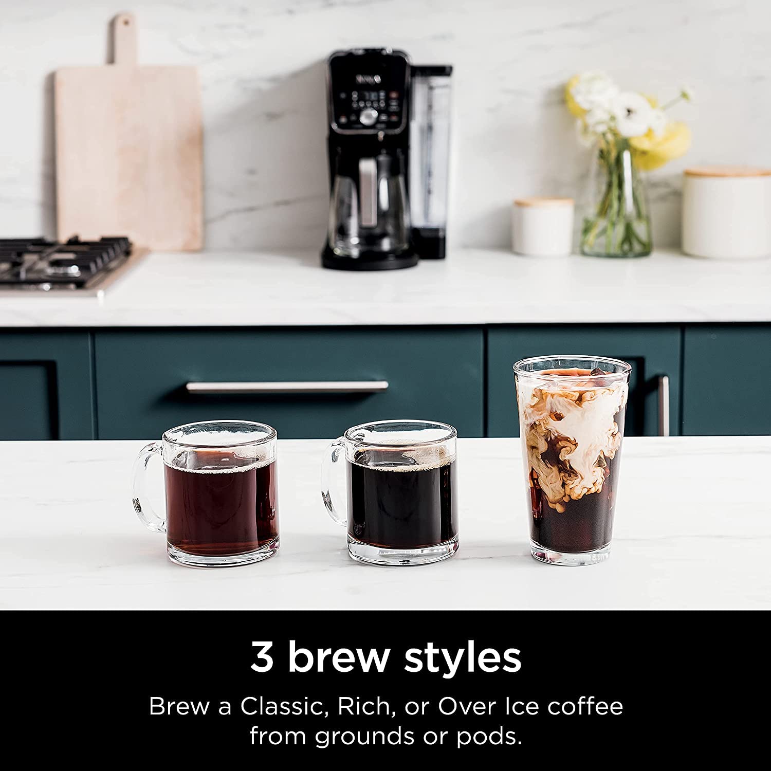 Foto 4 | Renewed Ninja Cfp201 Dualbrew, 12 Tazas, Goteo, Una Sola Porción - Venta Internacional.