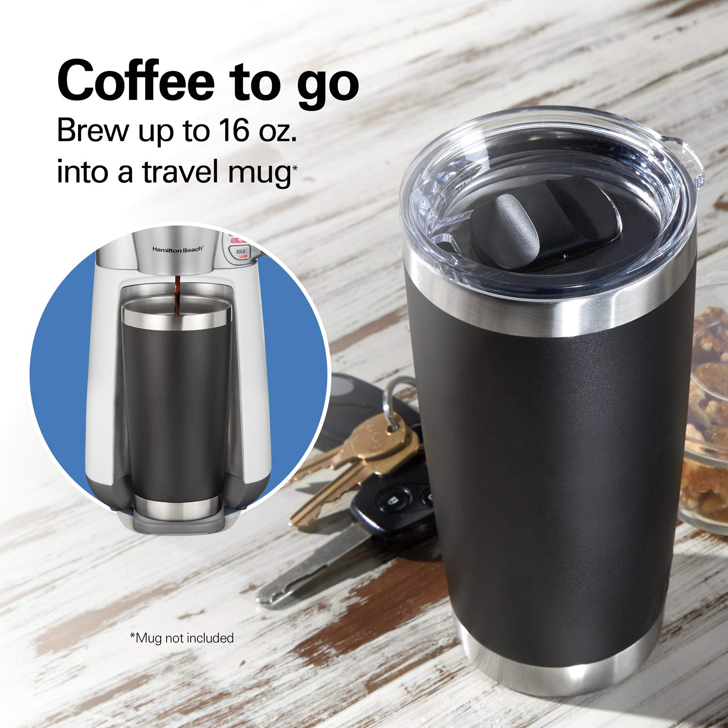 Foto 4 pulgar | Cafetera Hamilton Beach Convenient Craft 473 Ml, Color Blanco - Venta Internacional.