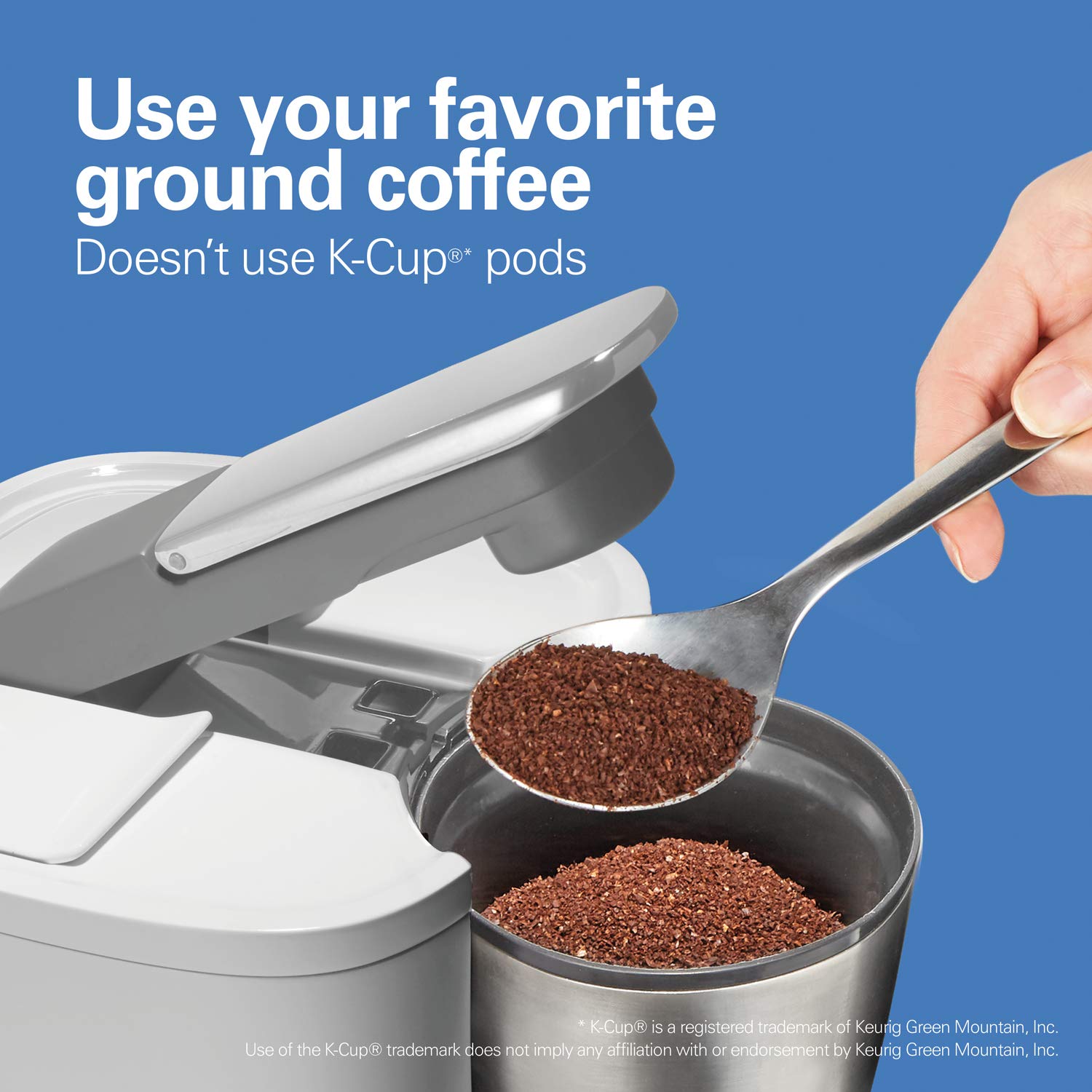 Foto 5 pulgar | Cafetera Hamilton Beach Convenient Craft 473 Ml, Color Blanco - Venta Internacional.