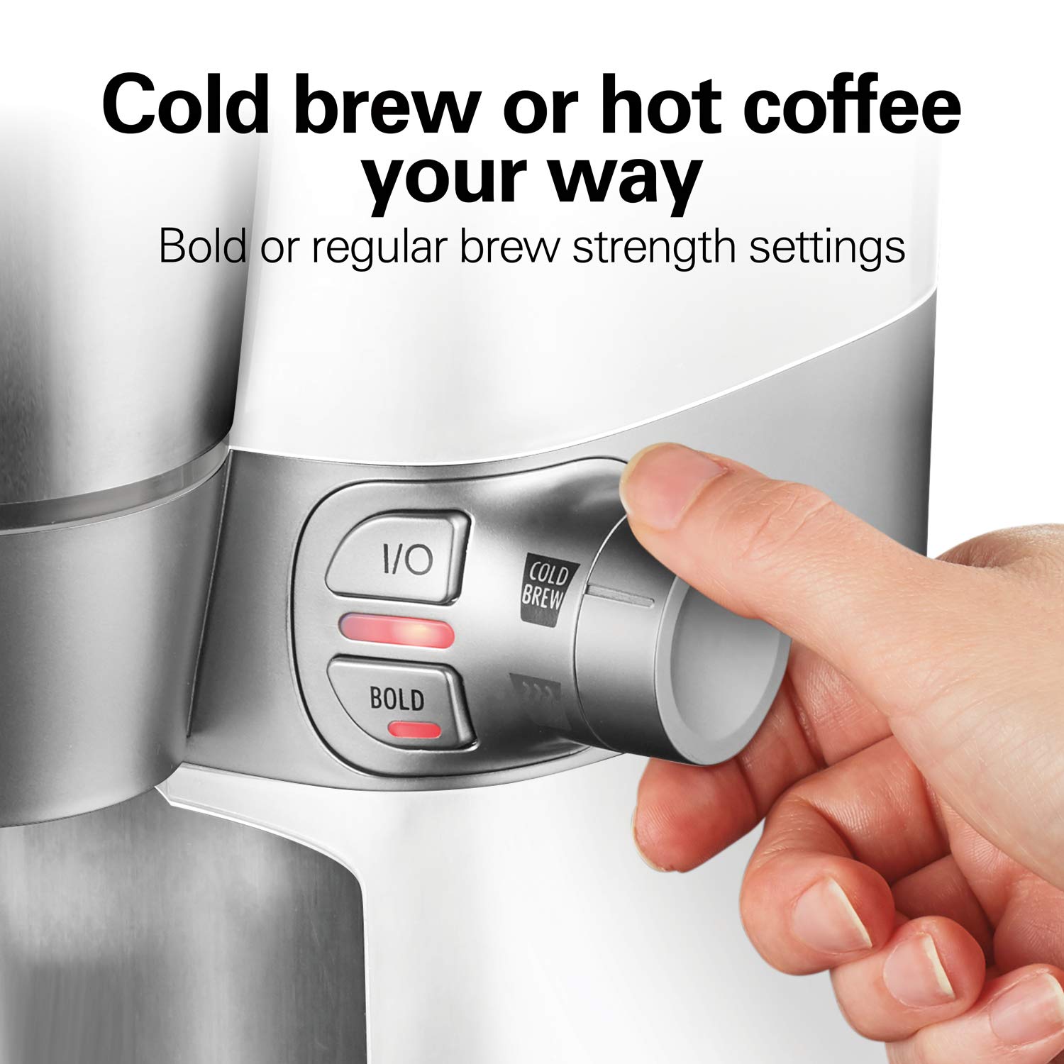 Foto 6 pulgar | Cafetera Hamilton Beach Convenient Craft 473 Ml, Color Blanco - Venta Internacional.