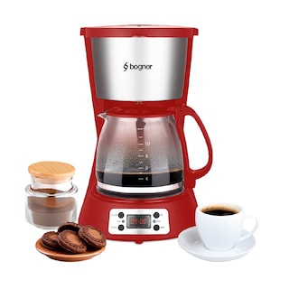 Foto 1 | Bogner Cafetera Digital De Goteo Capacidad Para 12 Tazas Bdcm12r
