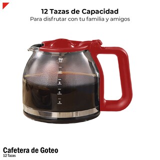 Foto 7 | Bogner Cafetera Digital De Goteo Capacidad Para 12 Tazas Bdcm12r