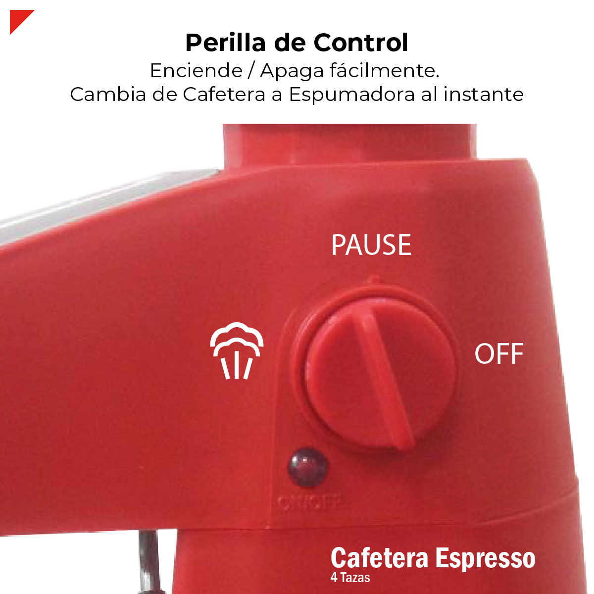 Foto 7 pulgar | Bogner Cafetera Para Espresso Capacidad De 4 Tazas Con Espumador Bcm35r