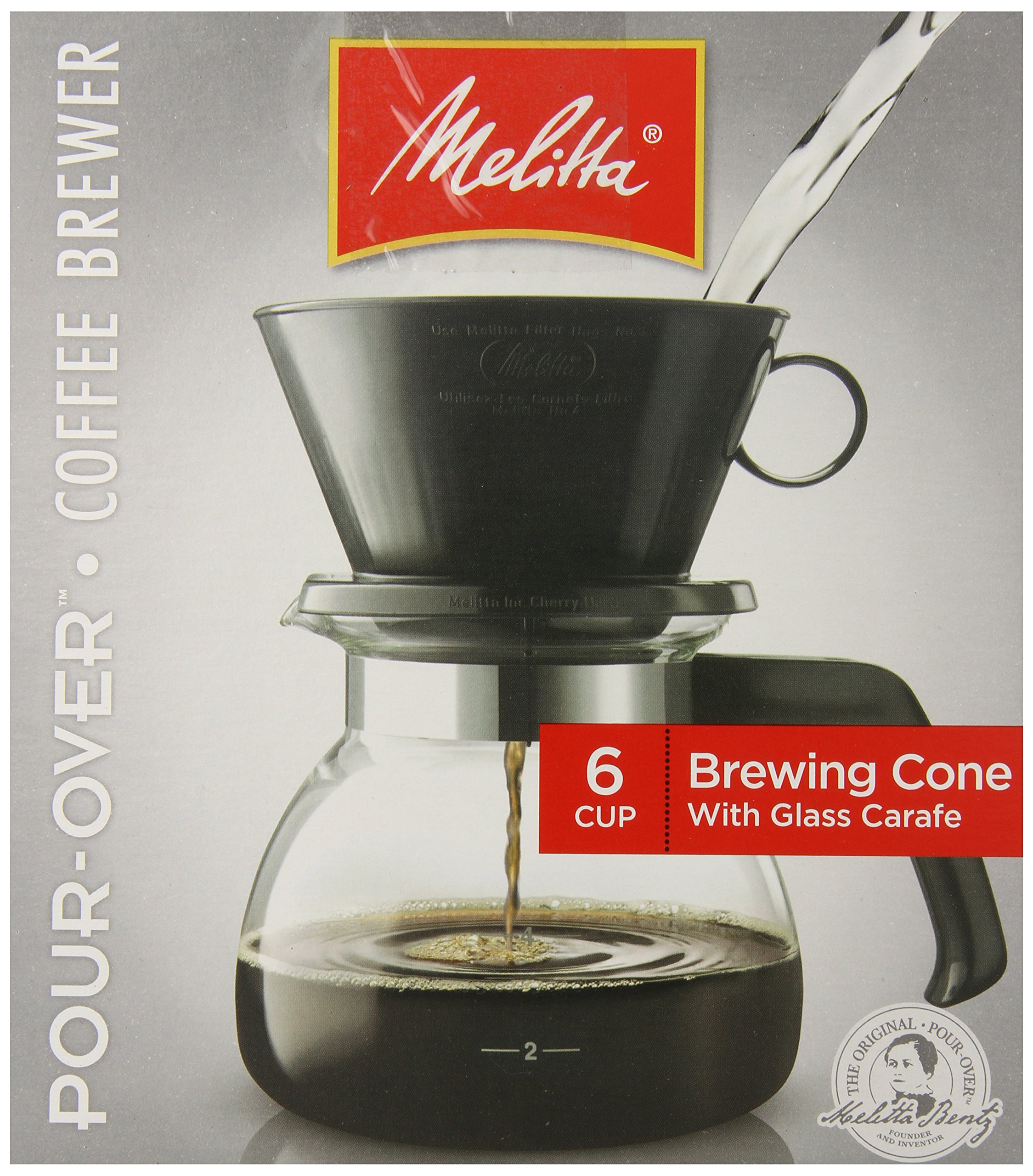 Foto 2 pulgar | Cafetera Pour Over Melitta, 1,1 L, Negra Con Jarra - Venta Internacional.