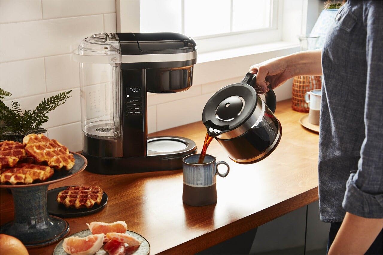 Foto 5 pulgar | Cafetera Kitchenaid Kcm1208ob Drip 12 Tazas, Color Negro Ónix - Venta Internacional.