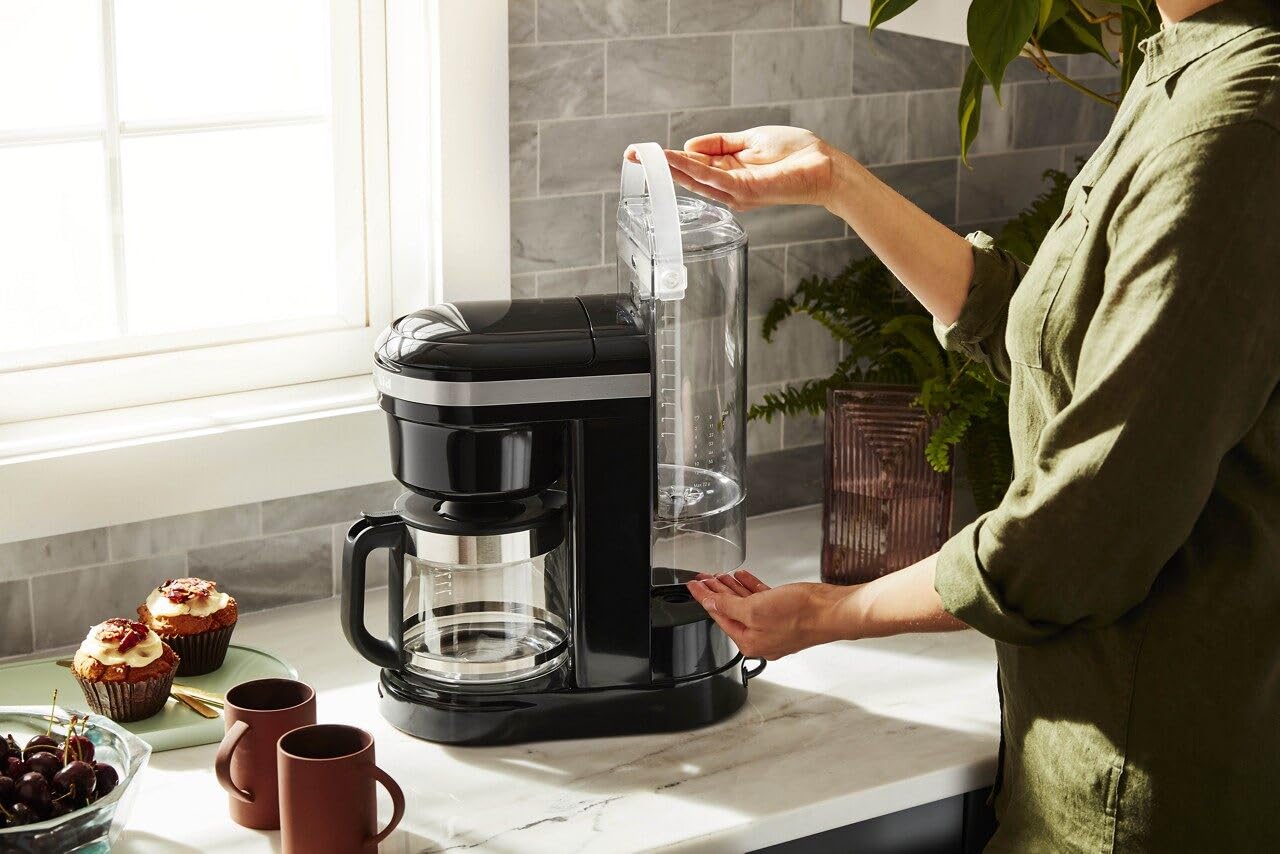 Foto 7 pulgar | Cafetera Kitchenaid Kcm1208ob Drip 12 Tazas, Color Negro Ónix - Venta Internacional.