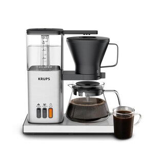 Foto 1 | Cafetera Krups Essential Brewer 8 Tazas Con Certificación Sca Plateada - Venta Internacional.