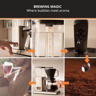 Foto 6 | Cafetera Krups Essential Brewer 8 Tazas Con Certificación Sca Plateada - Venta Internacional.