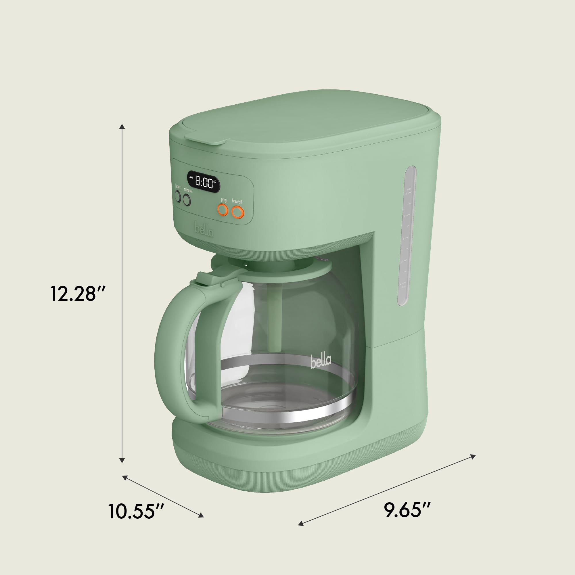 Foto 7 | Cafetera Bella Programable Para 12 Tazas Con Apagado Automático - Venta Internacional.