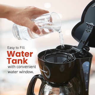 Foto 3 | Cafetera Elite Gourmet Ehc4128 Para 4 Tazas Brew & Drip Color Negro - Venta Internacional.