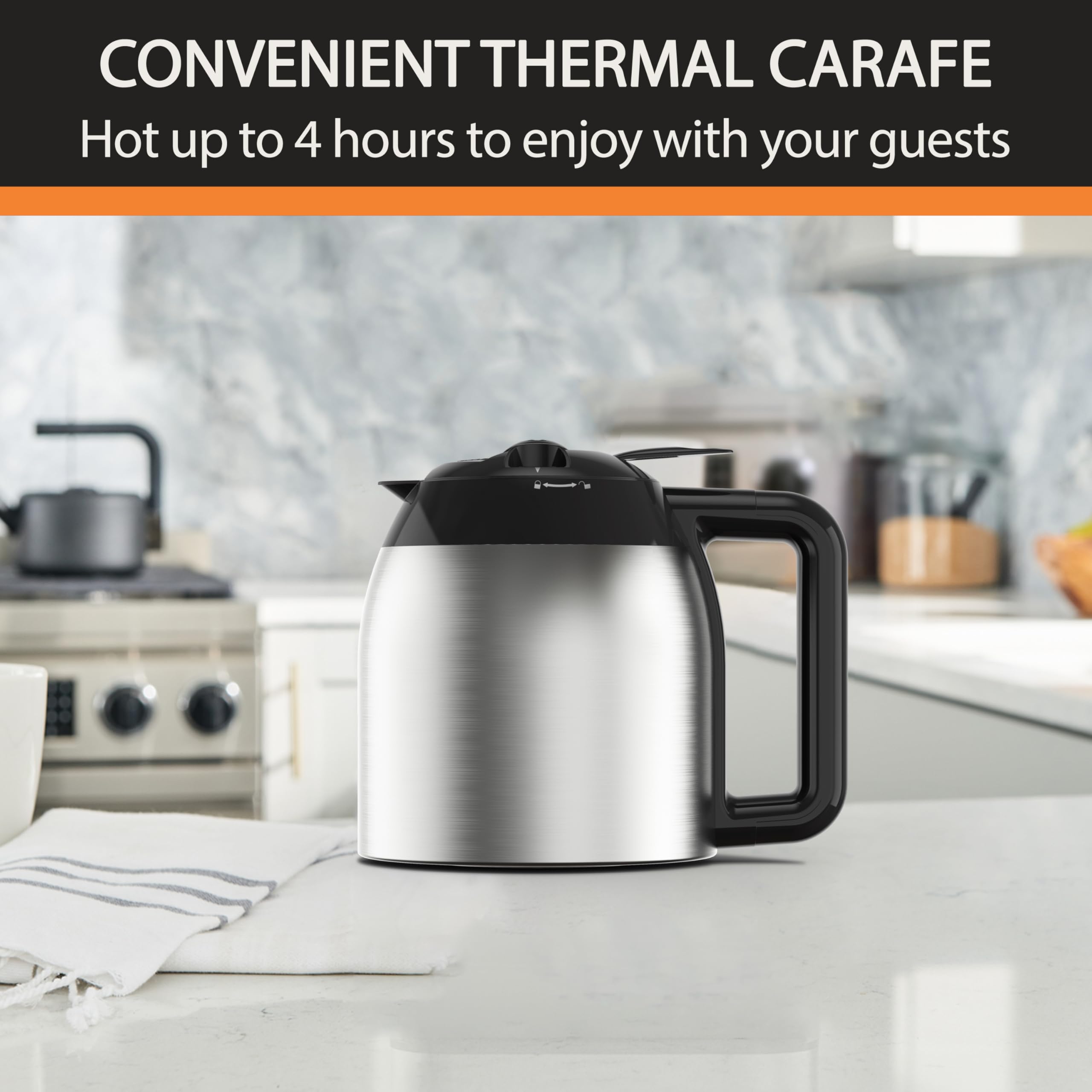Foto 5 | Cafetera Krups Simply Brew Para 14 Tazas  Programable  1050 W - Venta Internacional.