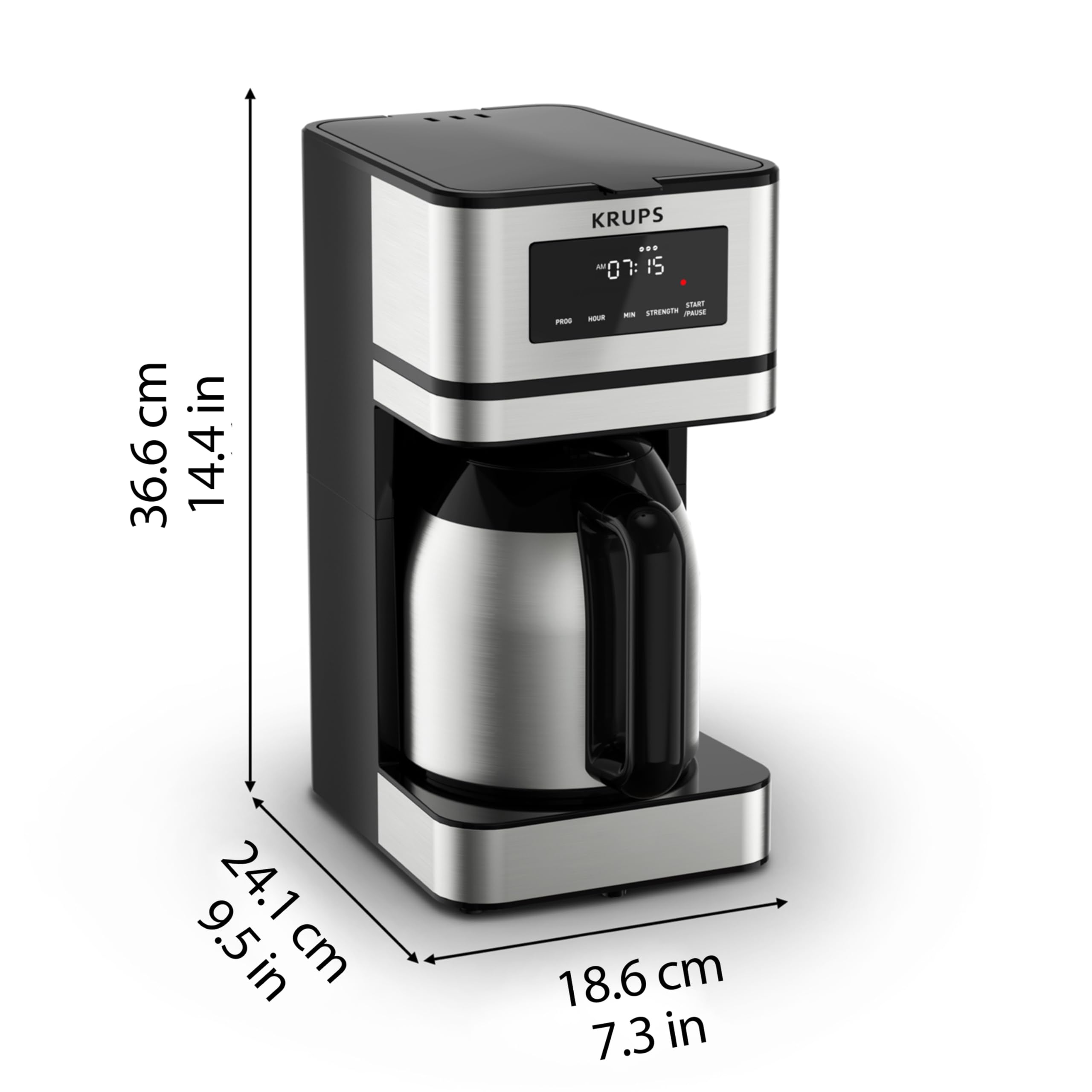 Foto 8 pulgar | Cafetera Krups Simply Brew Para 14 Tazas  Programable  1050 W - Venta Internacional.