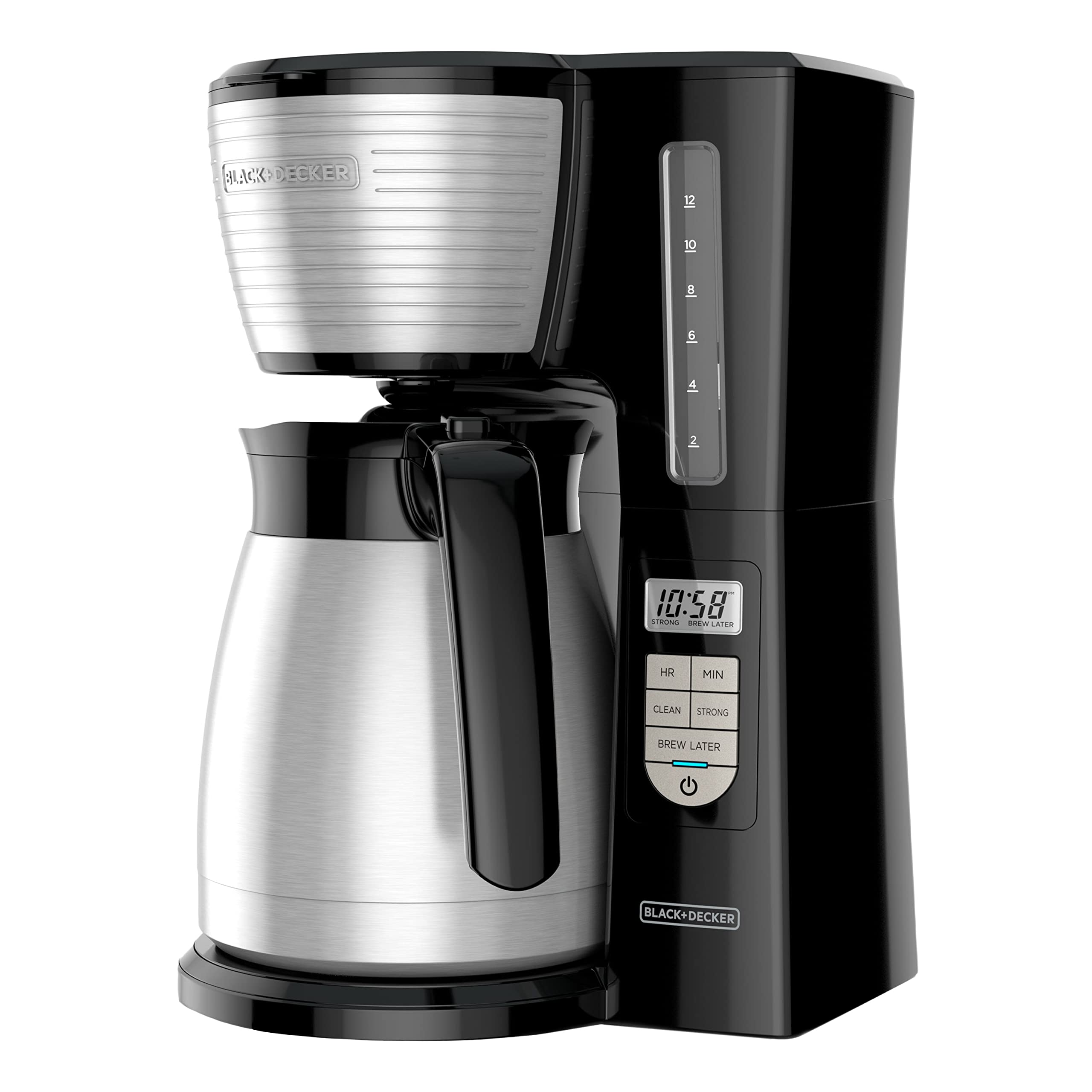 Foto 1 | Cafetera Black+decker De 12 Tazas  Térmica Programable - Venta Internacional.