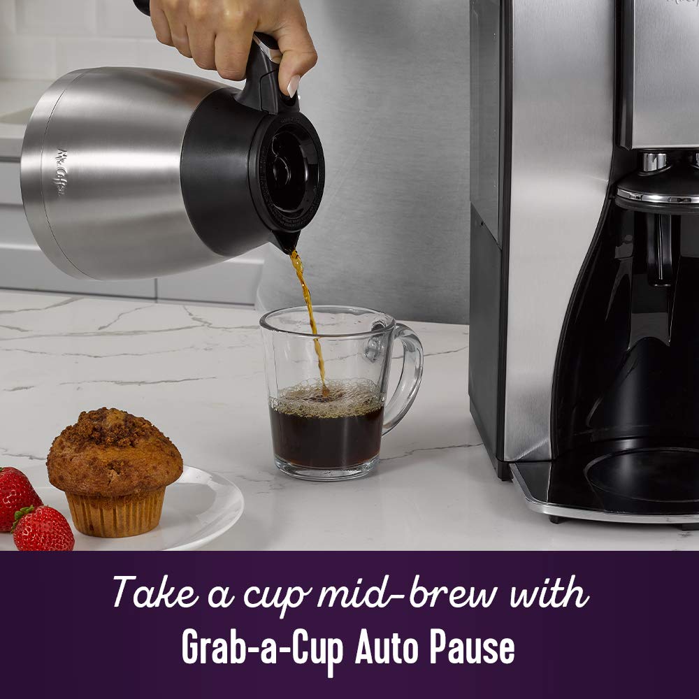 Foto 7 pulgar | Cafetera Mr. Coffee De Acero Inoxidable Programable Para 10 Tazas - Venta Internacional.