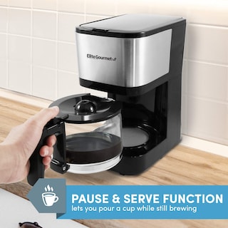 Foto 7 | Cafetera Elite Gourmet Ehc9420 Automática Para Preparar Y Gotear 5 Tazas - Venta Internacional.