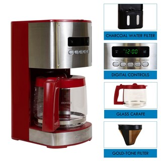 Foto 4 | Cafetera Kenmore De 12 Tazas Con Temporizador De Acero Inoxidable - Venta Internacional.