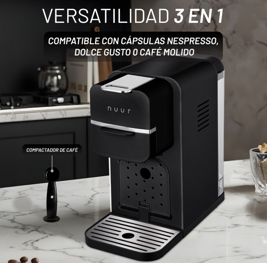 Foto 3 pulgar | Nuur Cafetera Multi Capsula Digital Cafecad