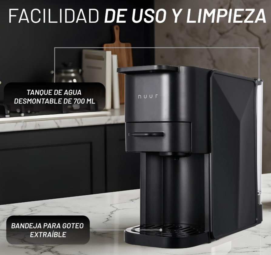 Foto 4 | Nuur Cafetera Multi Capsula Cafeca