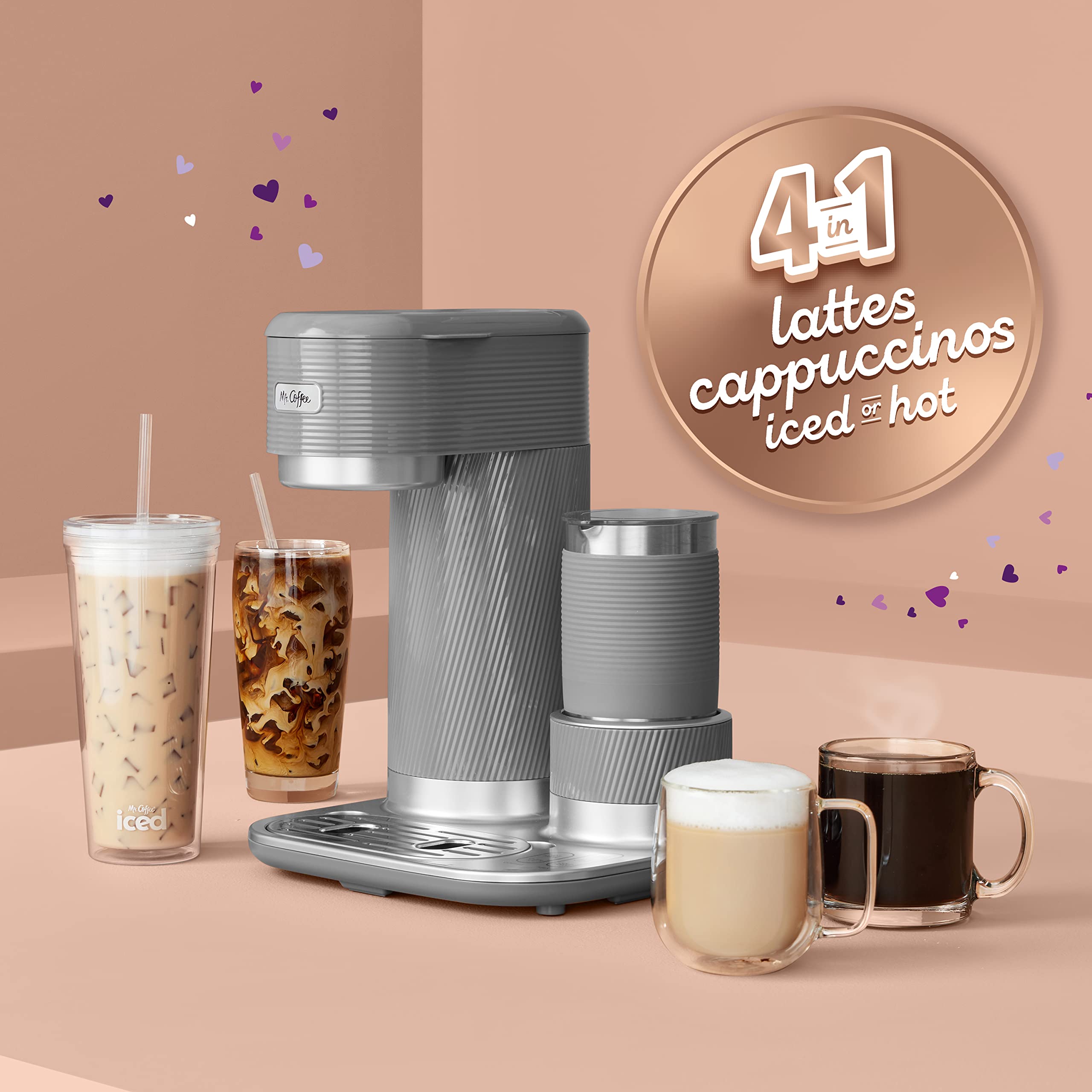 Foto 3 pulgar | Cafetera Mr. Coffee Latte Lux Iced Hot 4 En 1  520 Ml - Venta Internacional.