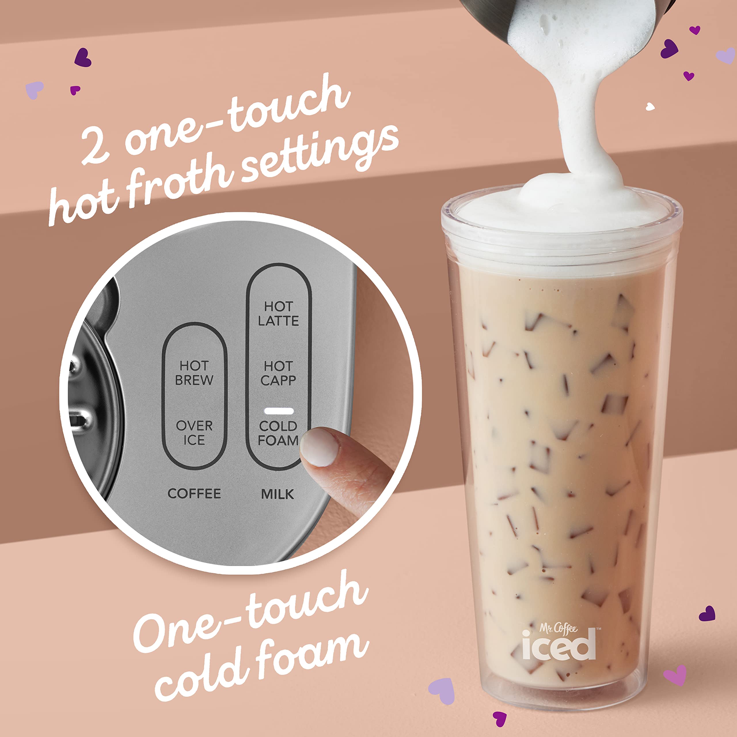 Foto 5 pulgar | Cafetera Mr. Coffee Latte Lux Iced Hot 4 En 1  520 Ml - Venta Internacional.