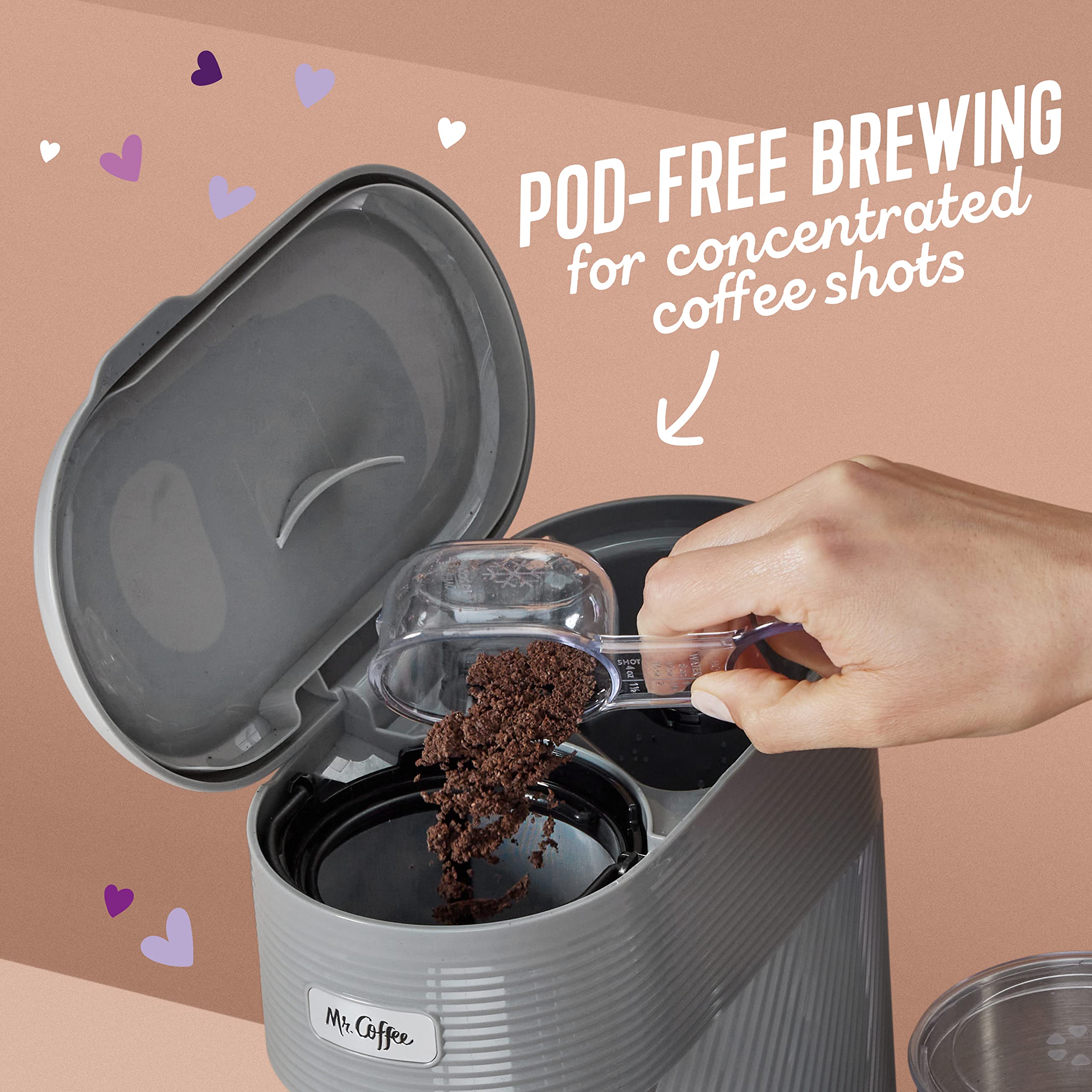 Foto 6 pulgar | Cafetera Mr. Coffee Latte Lux Iced Hot 4 En 1  520 Ml - Venta Internacional.
