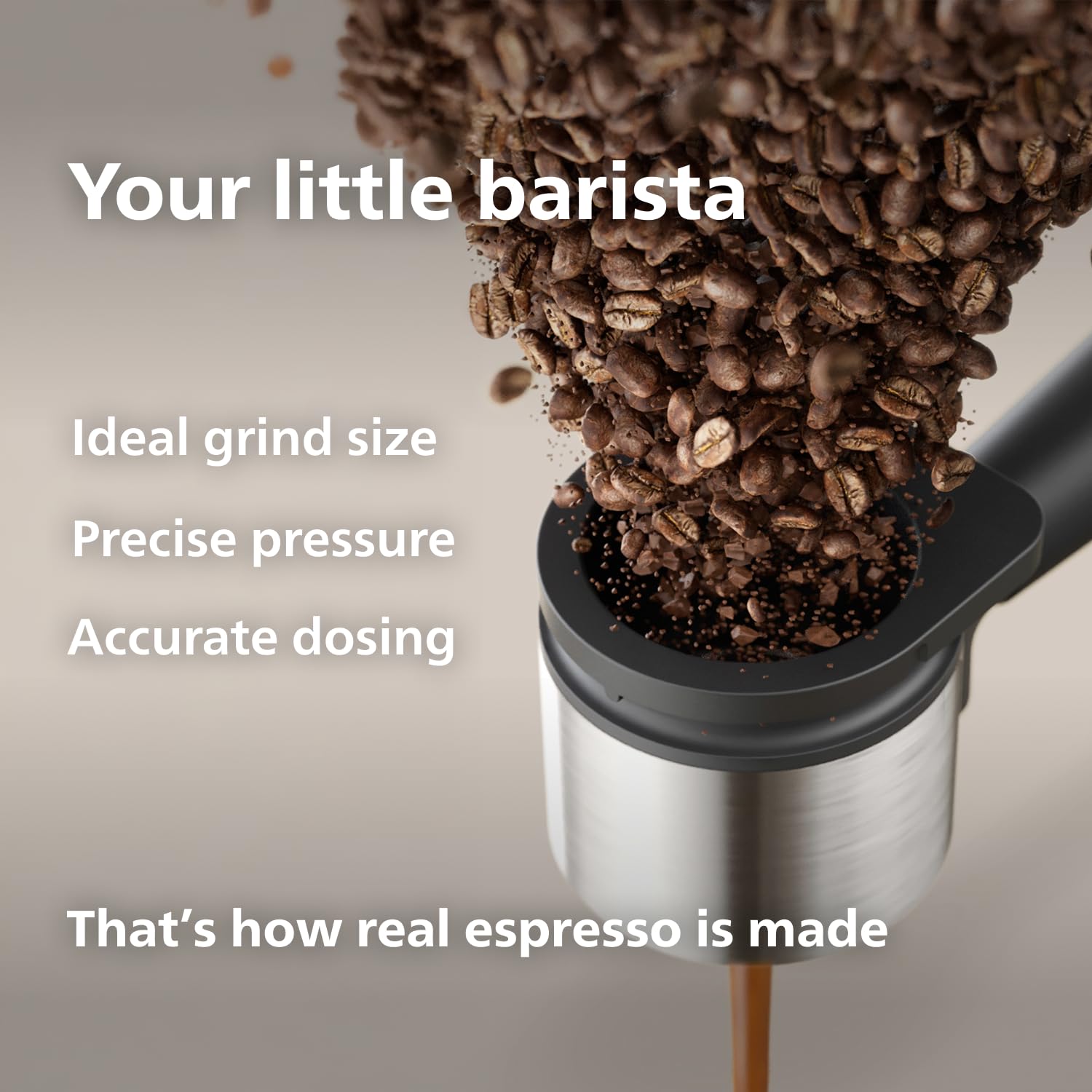 Foto 5 pulgar | Máquina De Café Espresso Philips Baristina Grind Tamp Brew 16 Bar - Venta Internacional.