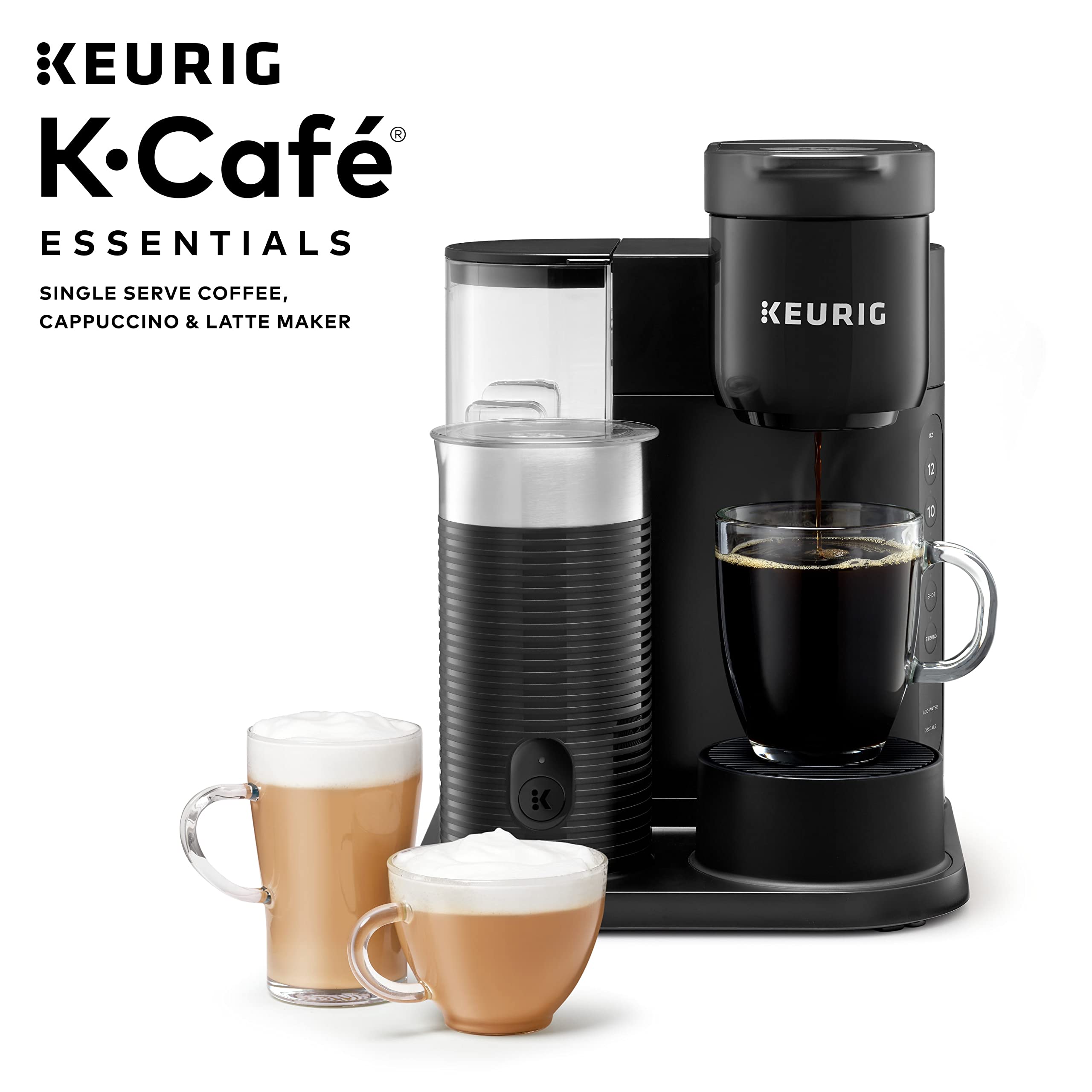 Foto 3 pulgar | Cafetera Keurig K-cafe Essentials De Una Sola Porción Negra - Venta Internacional.