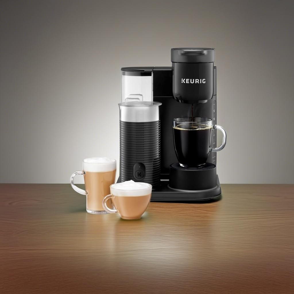 Foto 5 | Cafetera Keurig K-cafe Essentials De Una Sola Porción Negra - Venta Internacional.