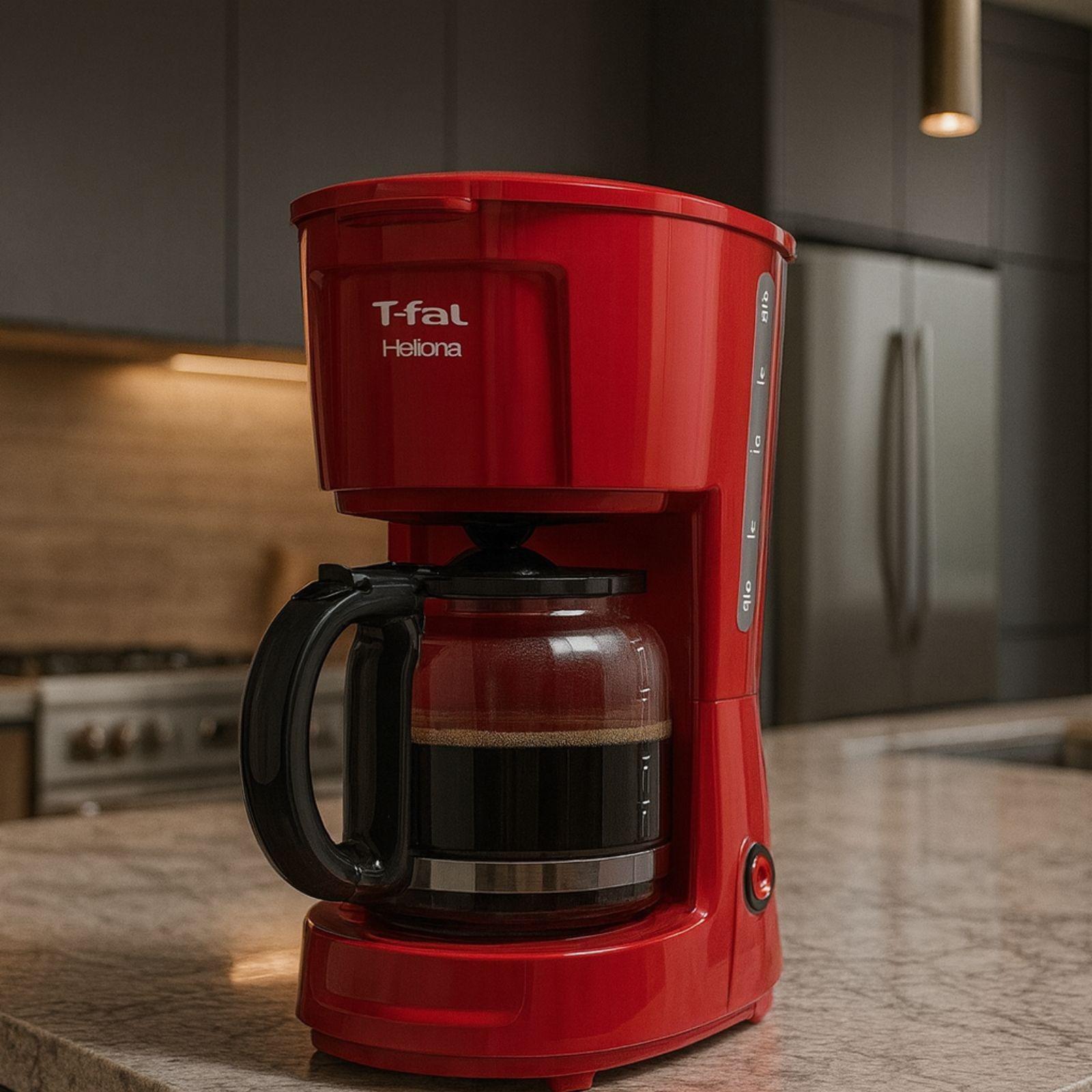 Foto 5 | Cafetera T-fal Heliora 12 Tazas Roja Cm1405mx