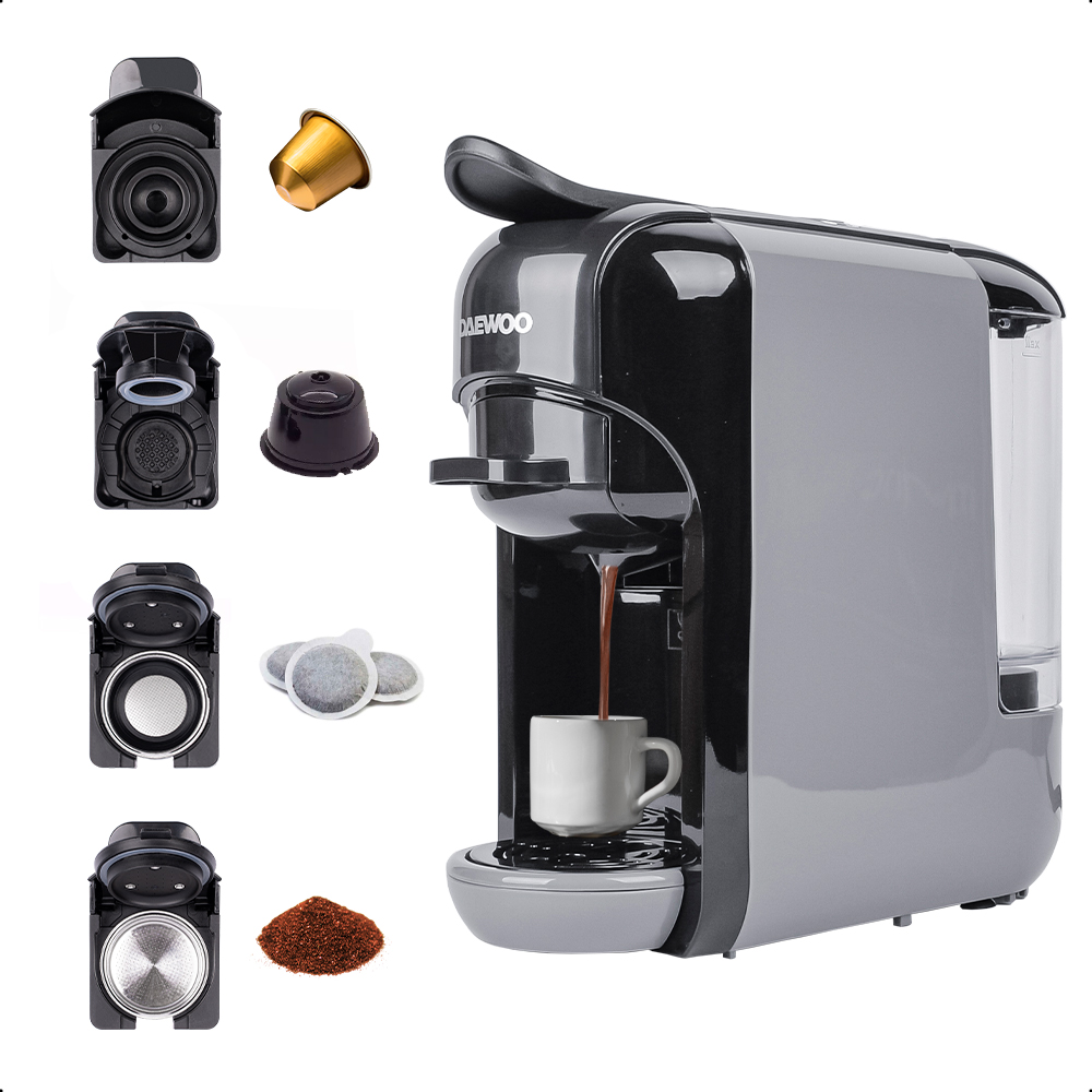 Máquina De Espresso Daewoo 4 En 1 Multi-sistema 0.6l