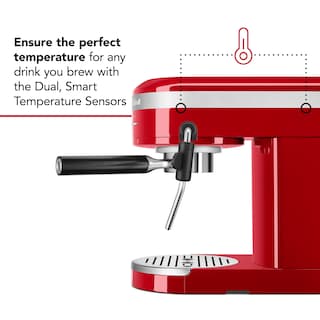 Foto 2 | Máquina De Café Espresso Kitchenaid Kes6503 Metal 1.4l Empire Red - Venta Internacional.