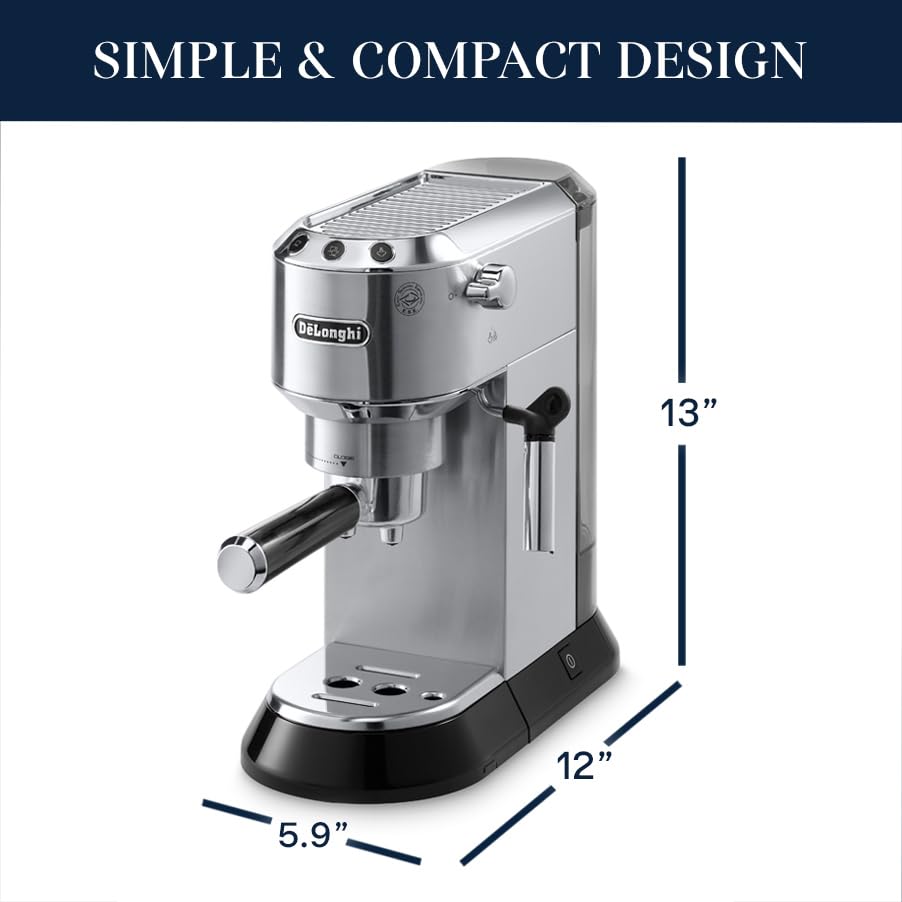 Foto 7 | Máquina De Café Espresso De'longhi Ec680m De Acero Inoxidable Plateada - Venta Internacional.