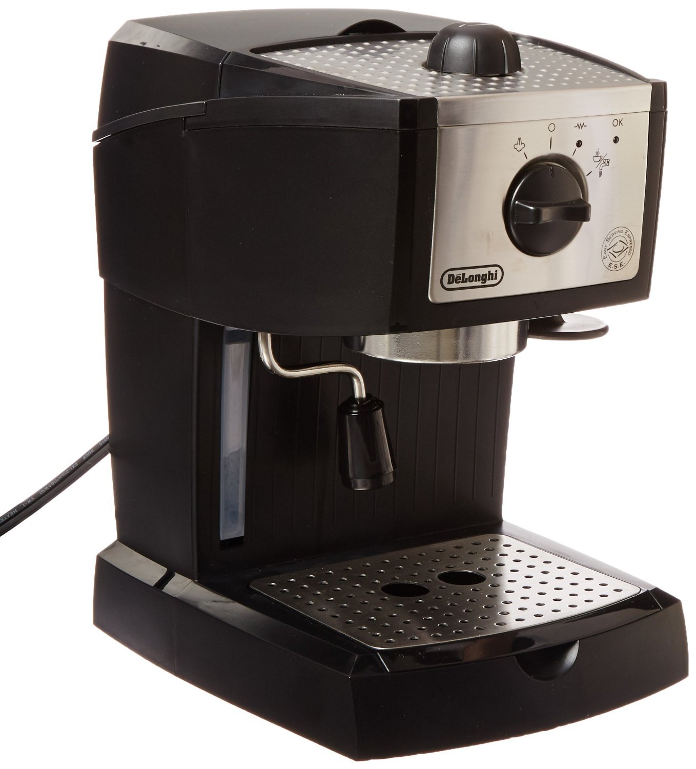 Máquina De Café Espresso Y Capuchino Delonghi Ec155 15 Bar Negra - Venta Internacional.