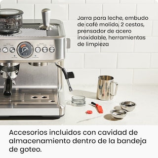 Foto 7 | Chefman - Máquina De Espresso Con Molino