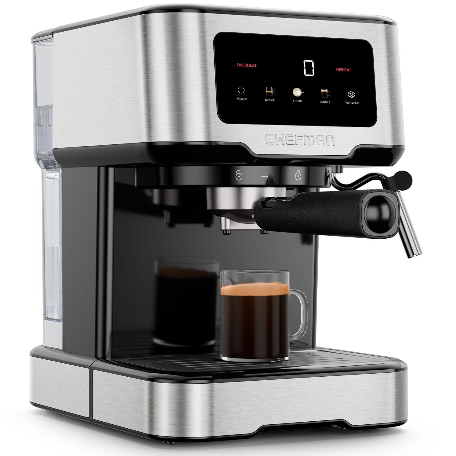 Foto 1 | Máquina De Café Espresso Chefman Craftbrew De 15 Barras Con Varilla De Vapor De 1,8 L - Venta Internacional.
