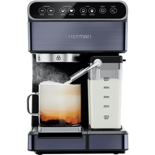 Foto 1 | Chefman - Cafetera Espresso De 1,8 Litros Con Espumador Color Negro