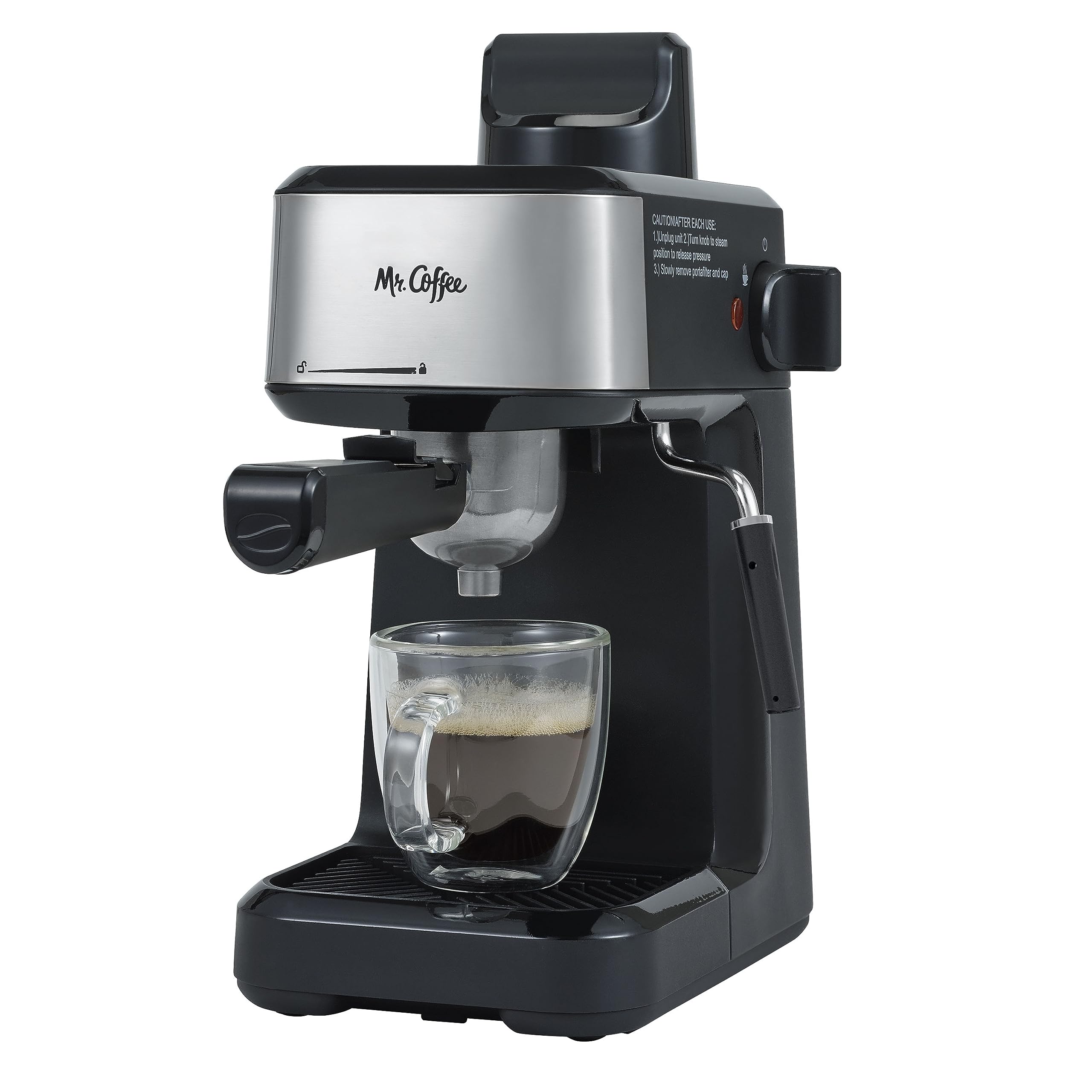 Foto 2 pulgar | Cafetera Espresso Mr. Coffee De 4 Tragos Con Jarra Espumadora - Venta Internacional.