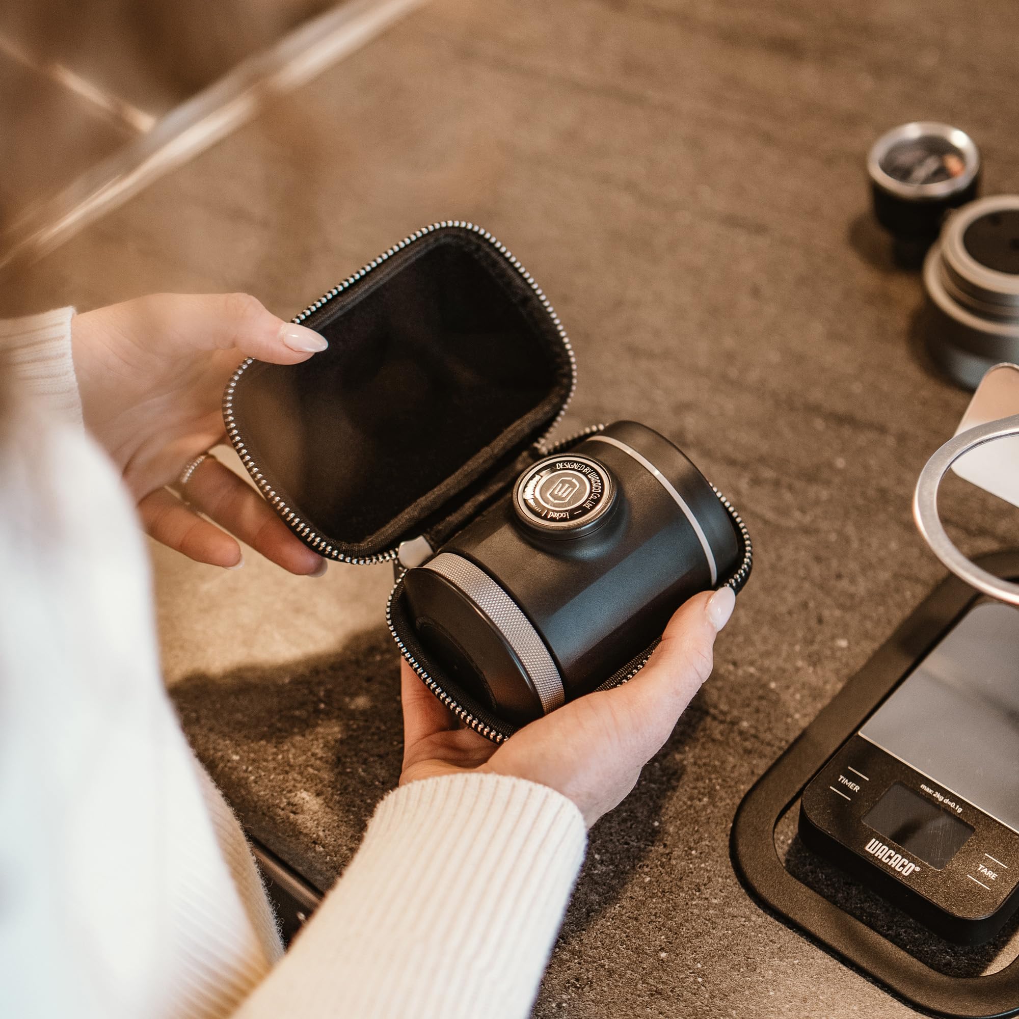 Foto 4 pulgar | Cafetera Portátil Wacaco Picopresso Con Funda Protectora - Venta Internacional.