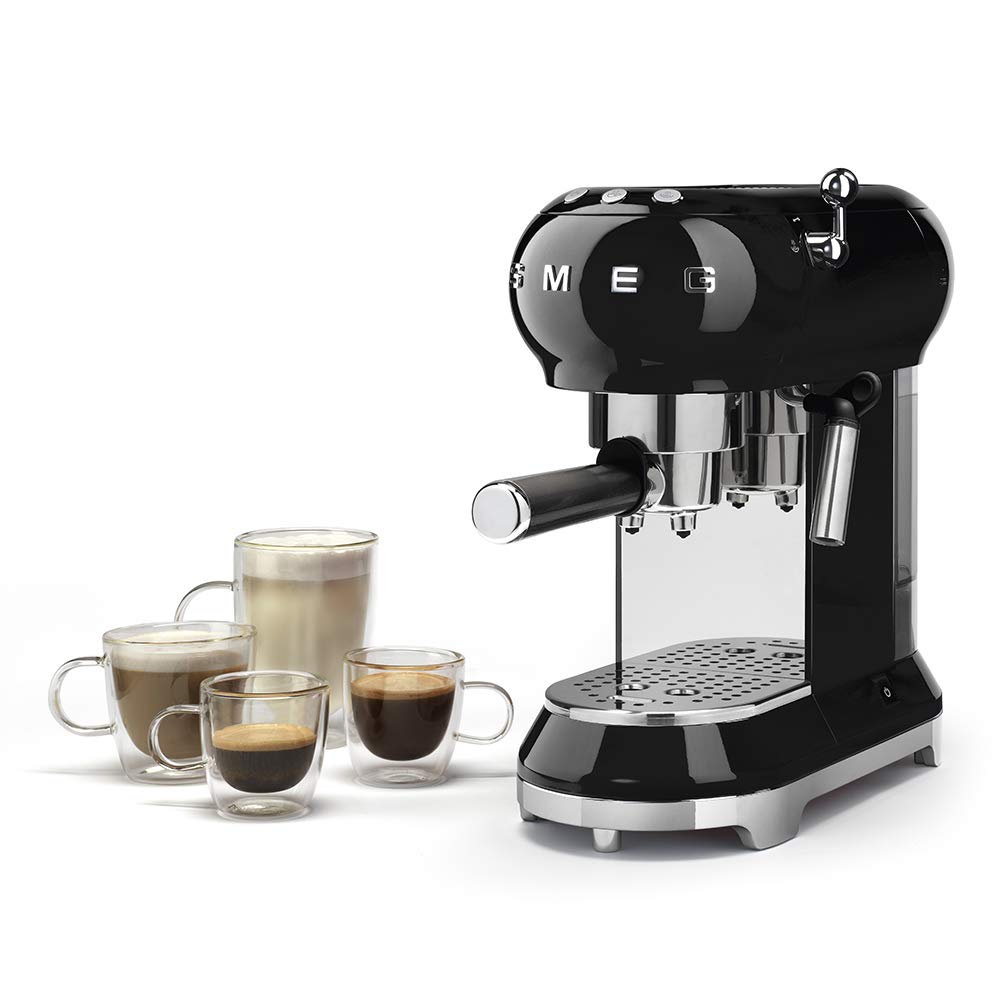 Foto 5 pulgar | Máquina De Café Espresso Smeg Ecf01 Blus 1l Con Termobloque Negro - Venta Internacional.